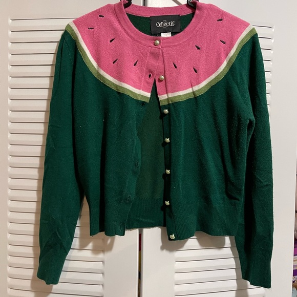 Collectif Sweaters Collector Watermelon Cardigan Poshmark